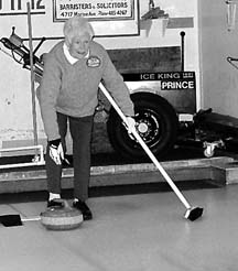 FOR ALL AGES: At 89, Phyllis Williams is proof that curling is a game for any age.
